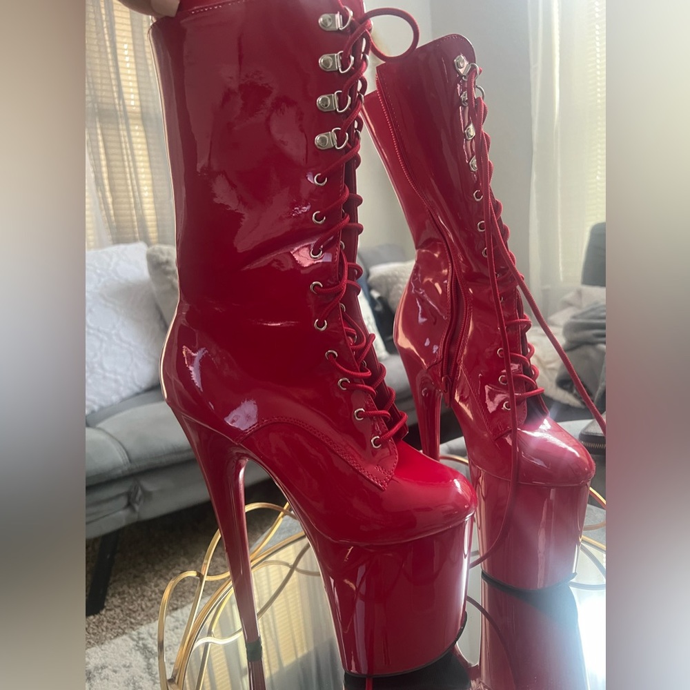 PLEASER HEELS FLAMINGO